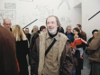 Der Künstler Jiří Kovanda bei der Vernissage von Erick Beltráns Ergo sum, Foto: Jiří Thýn.