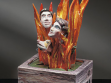 Burning TV show, 1998, ceramic