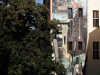 From the Secrets of Žižkov&quot;s Underworld, 1999–2000 view from stairwell window at the Prague district&quot;s town hall.  Photo Dita Lamačová