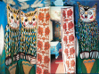 Illustrations provided by Elena Afanasieva (TOTEM Group) and NASH magazine. The paintings cover the walls and ceilings of nine rooms, exterior walls of the house, and the fence.