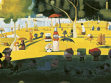 Zhang Gong. A Sunday Afternoon on the Island of La Grande Jatte, acrylic on canvas, 100x215 cm, 2007